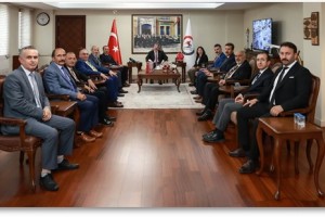 Samsun STK Temsilcileri Vali Orhan Tavlı’yı Ziyaret Etti